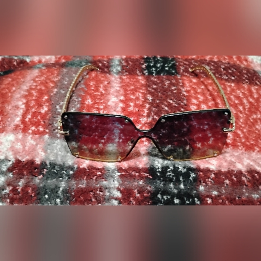 Sunglasses with Gold Accents
